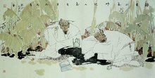 李岩军旅画家