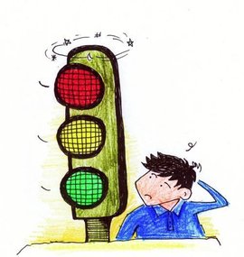 操作方法 注意听老师的读音,绿灯时快速按空格键前进,红灯时立即停止