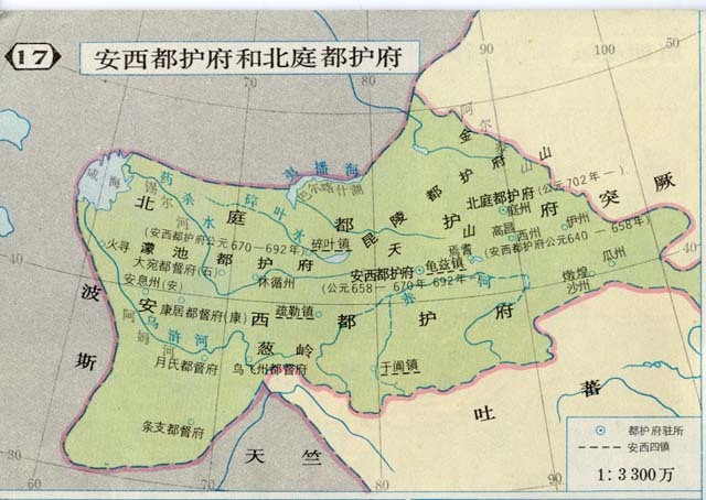 汉宣帝神爵二年(前60)在此设西域都护府 名为乌垒城(前名轮台国)是