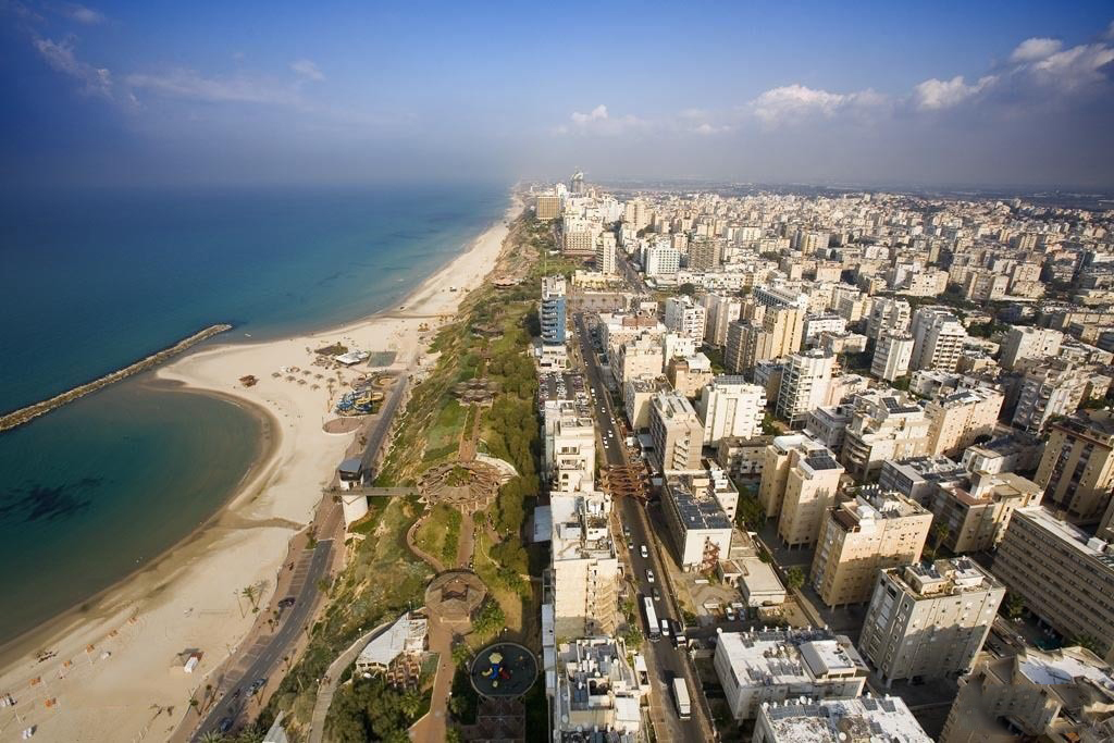 以色列地中海城市-内坦亚市