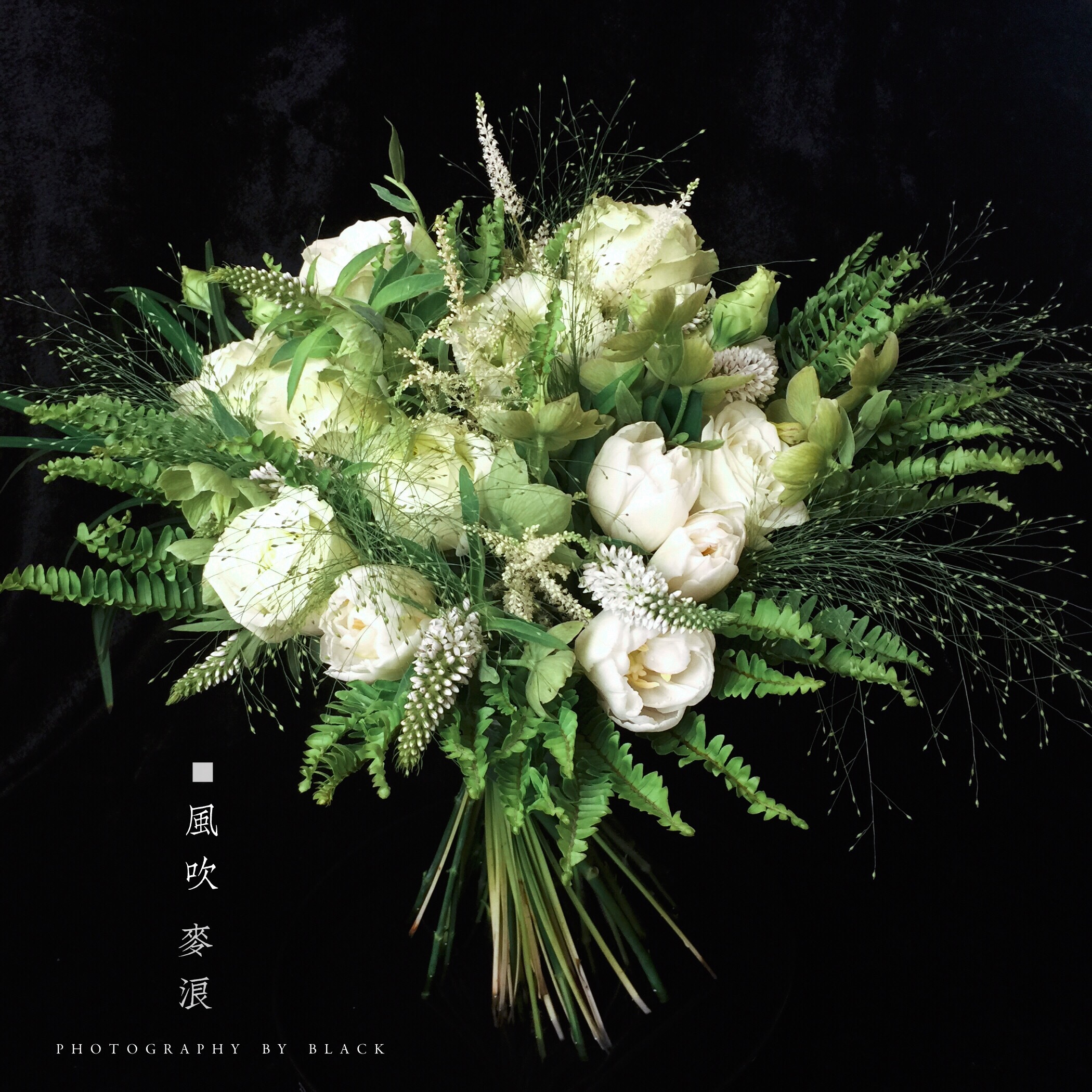 新娘花束,森系手捧花
