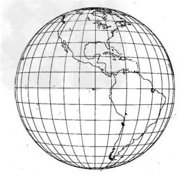通用极球面投影(测绘)定义:一种等角正割椭球方位投影.