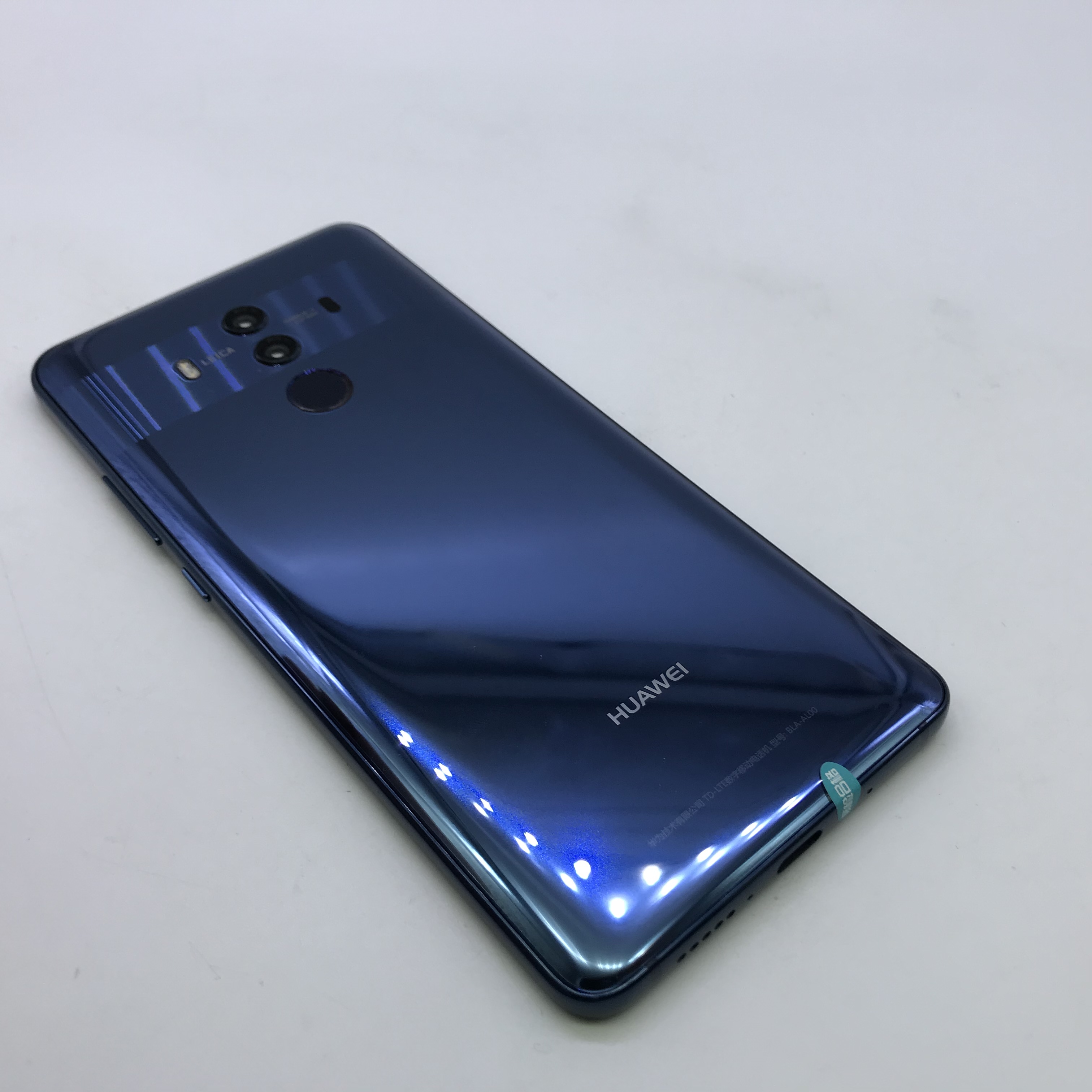 官方质检9成新 全网通 蓝色 国行 6g/128g 华为 mate10 pro