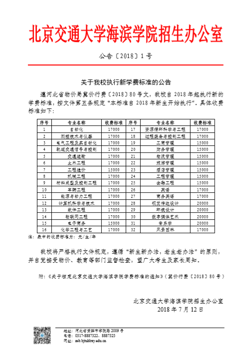 北京交通大学海滨学院