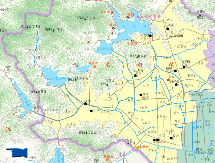 九龙湖镇地图