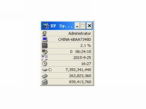 EF System Monitor