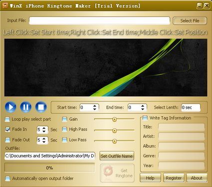 WinX iPhone Ringtone Maker