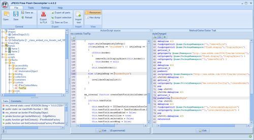 JPEXS Free Flash Decompiler