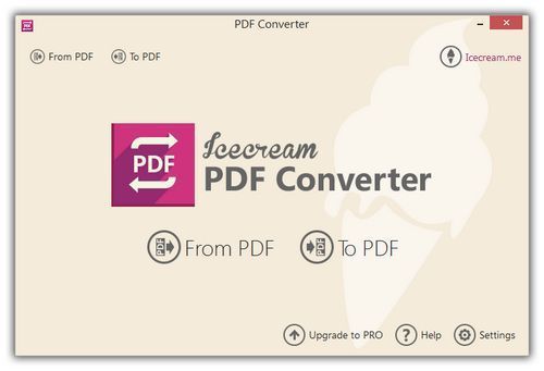 Icecream PDF Converter