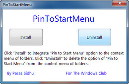 PinToStartMenu