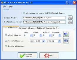 EXIF Date Changer