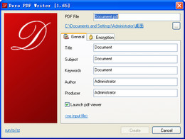 Doro PDF Writer