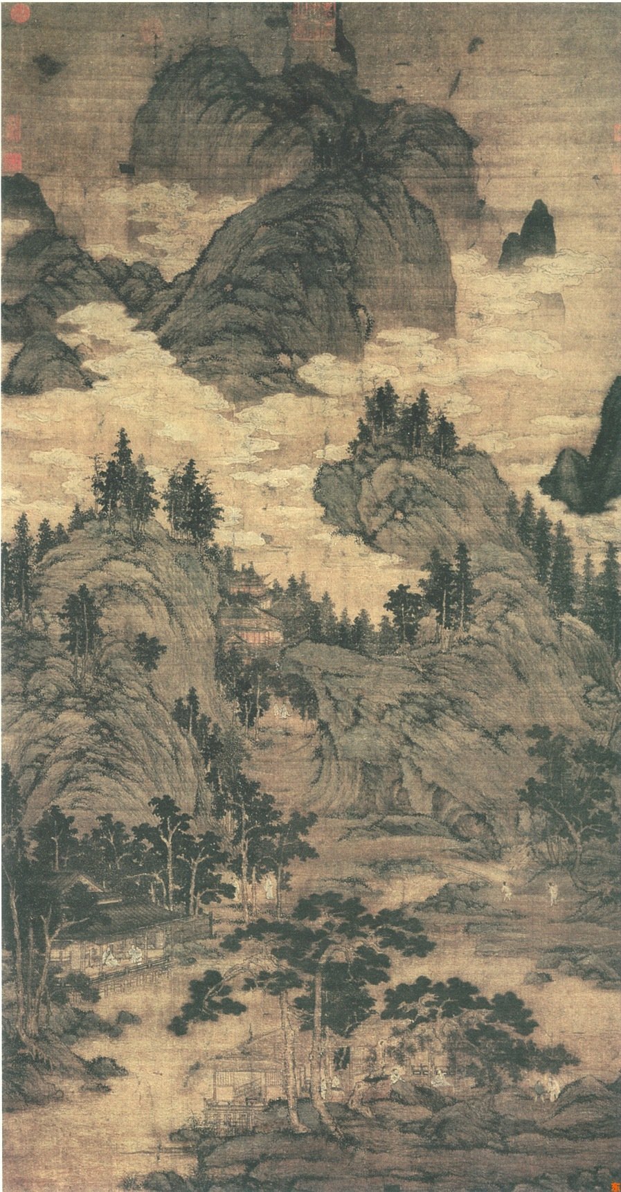 溪山清夏图 360百科