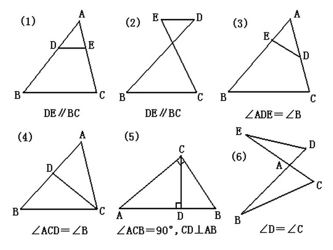 相似三角形判定定理 360百科