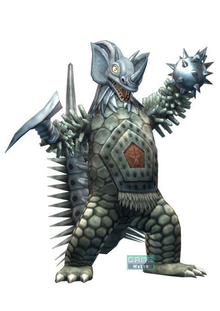 《哈努曼和奥特6兄弟》折叠编辑本段登场是亚波人的帐下大将,暴君怪兽