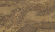 北宋张择端 清明上河图(虹桥局部)