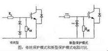 傳統(tǒng)保護模式和新型保護模式電路對比