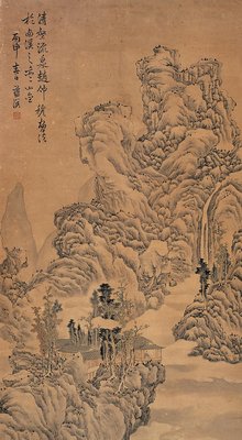 《秋壑霜林图《江皋话古图》等代表作品道教信仰浙江杭州(钱塘)出生