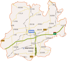 蒲城地图乡镇图片