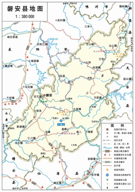 磐安旅游地图高清版图片