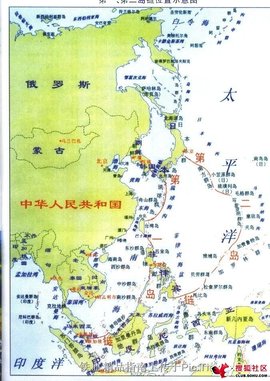 中国辽阔海域的军事价值