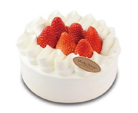 六寸草莓奶油蛋糕