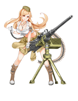 m2hb重机枪手游少女前线中登场的角色