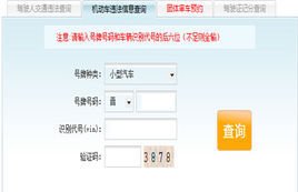太原车辆违章查询