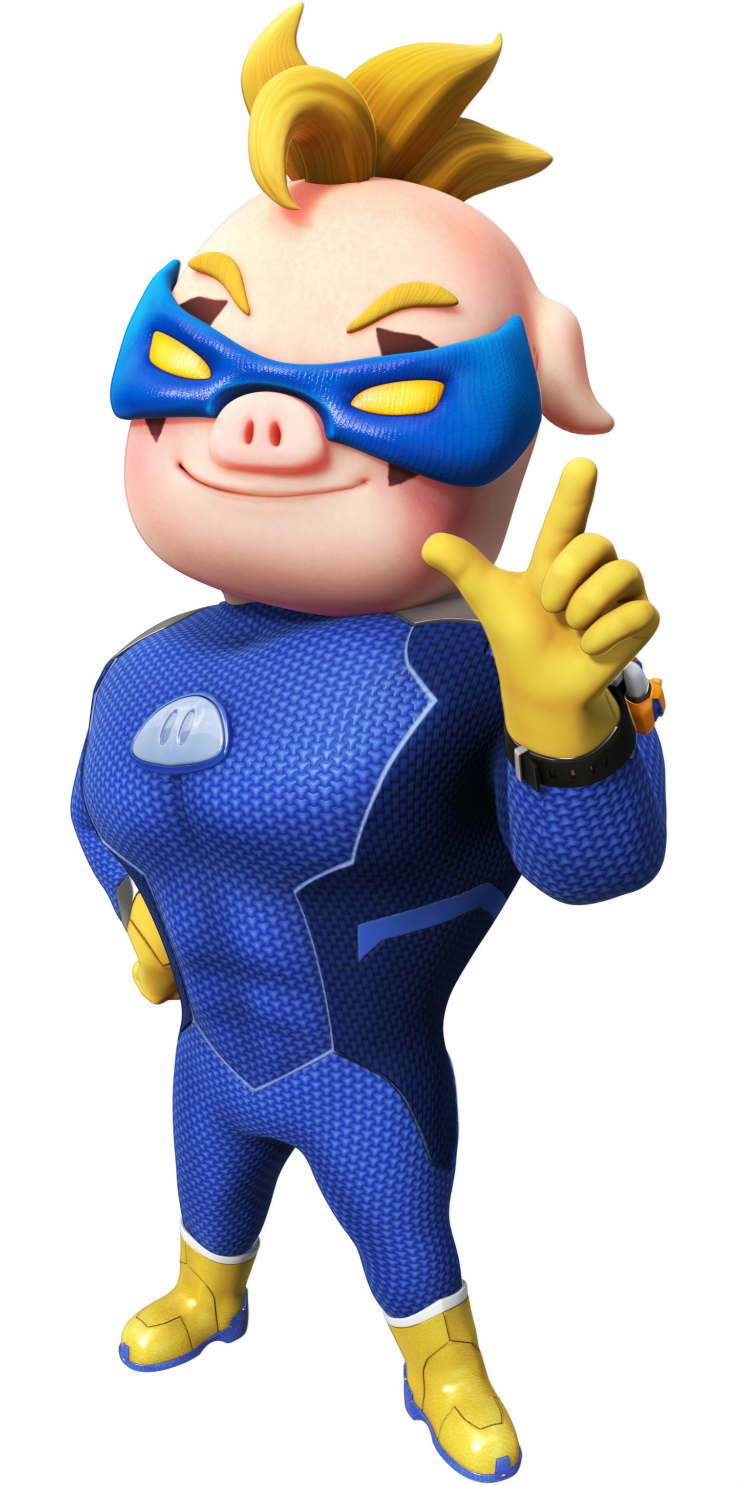 “猪猪侠三”经典的角色形象，菲菲变精致，超人强变成霸道总裁_小学