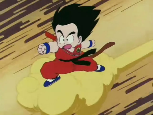 ドラゴンボール - 劇場版DB 最強への道 セル画：筋斗雲×悟空 劇場版DB 最強への道 セル画：筋斗雲×悟空