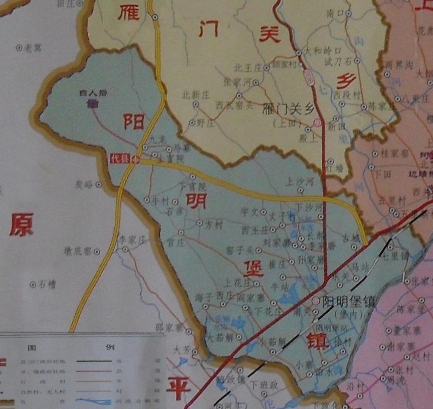 阳明堡镇地图