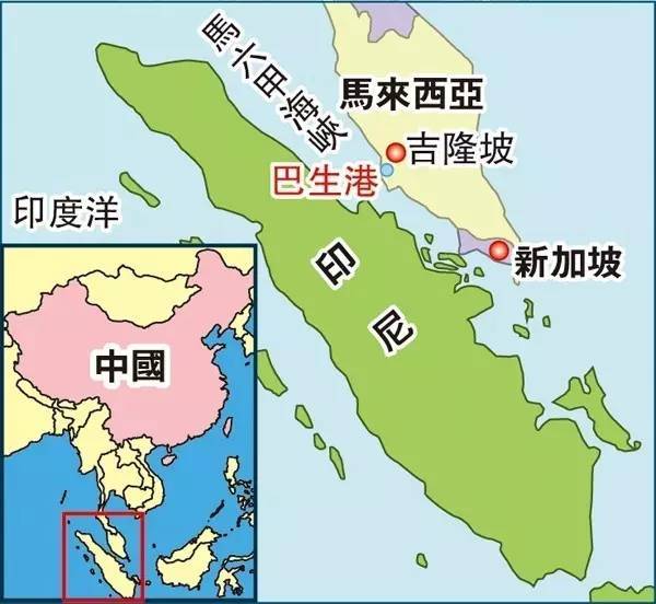 马来西亚巴生港地图图片