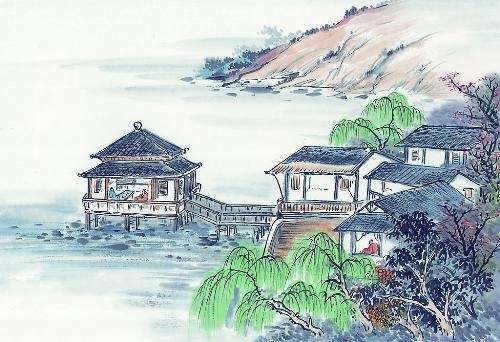 诗经·采薇图册_360百科