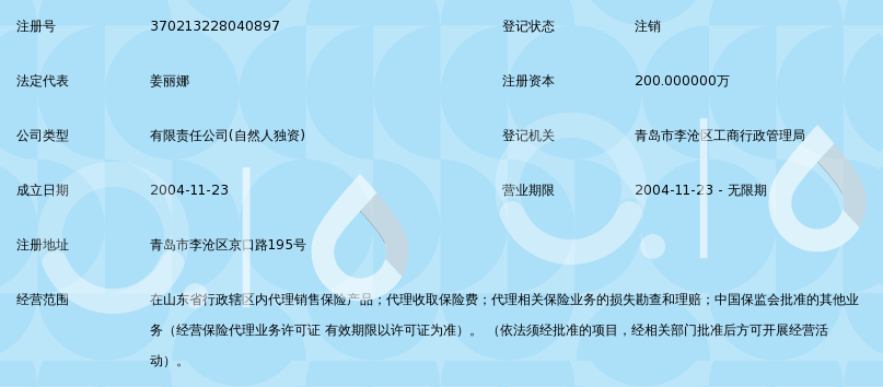青岛国运集团保险代理有限公司