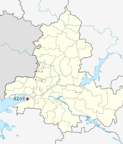 俄罗斯联邦罗斯托夫州城市,在顿河下游,距亚速海7公里.