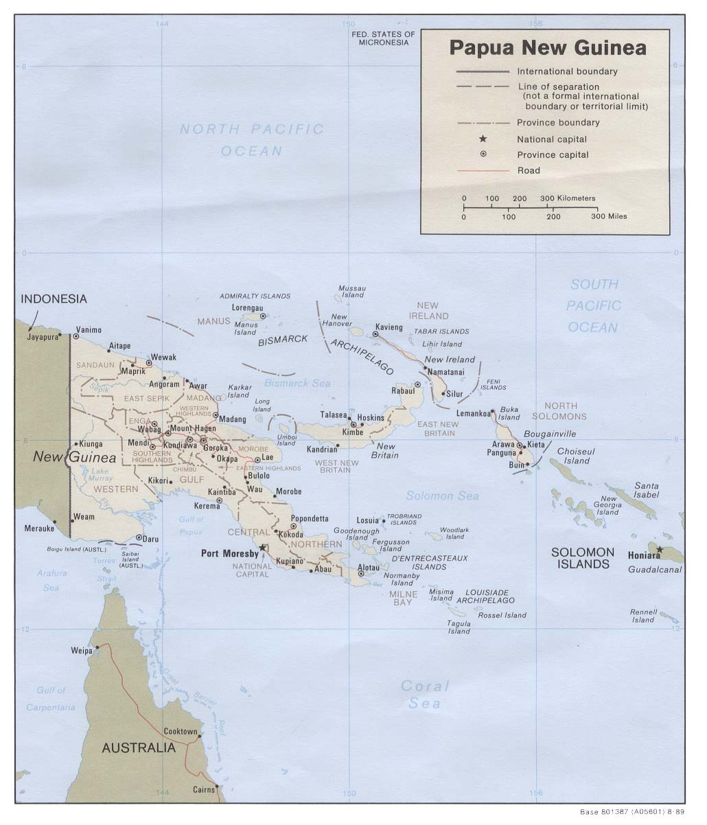 地震前的巴布亚新几内亚图片赏析