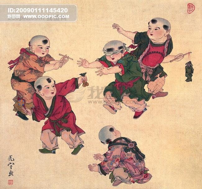 婴戏图图册_360百科