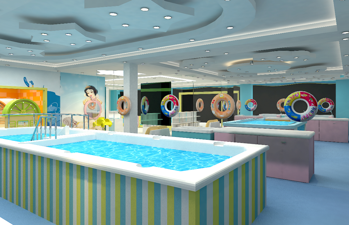 糖果婴幼儿游泳馆|空间|室内设计|创联设计工作室 - 原创作品 - 站酷 (ZCOOL)
