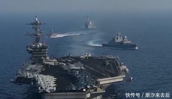美军在伊朗的几个航母了