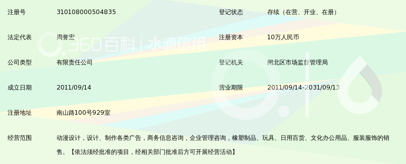 上海卡酷尼动漫设计有限公司