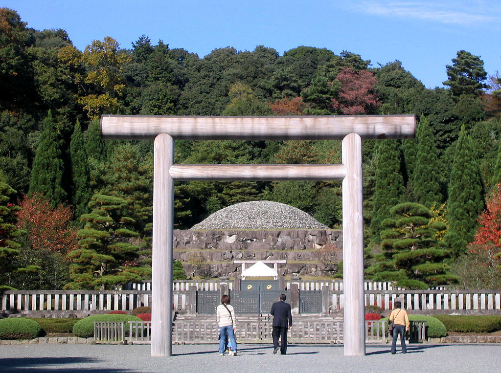 日本仁德天皇陵图片