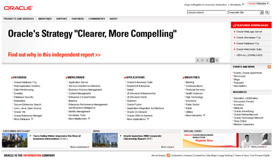 Oracle公司图册_360百科