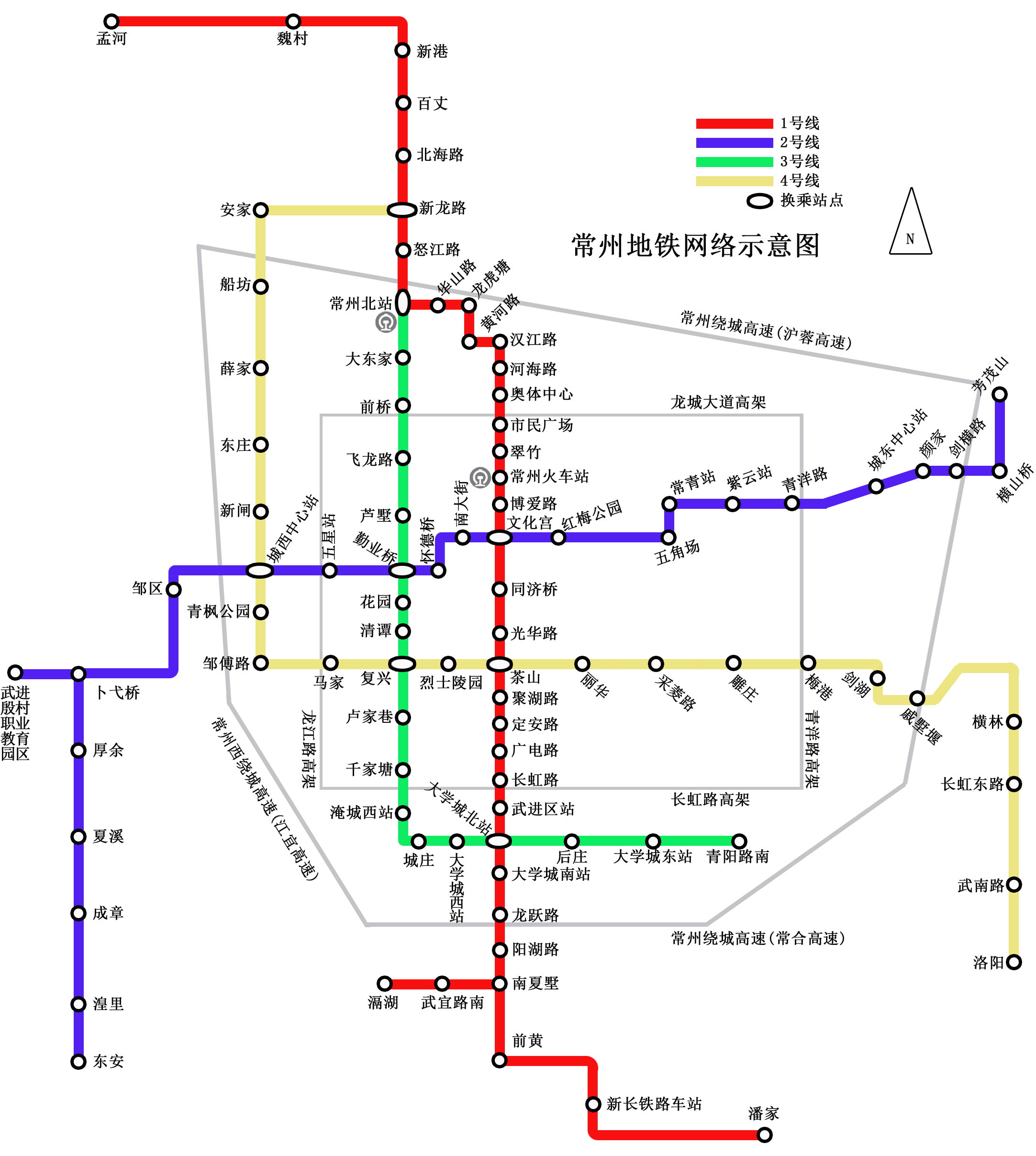 常州地铁导览图|平面|信息图表|Zevin_ - 原创作品 - 站酷 (ZCOOL)