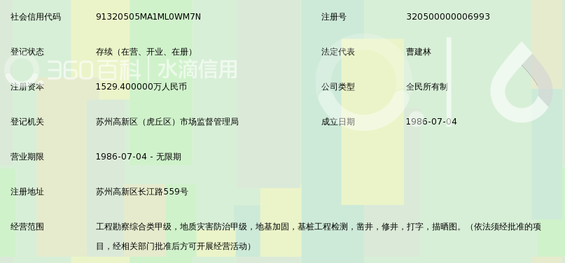 江苏苏州地质工程勘察院