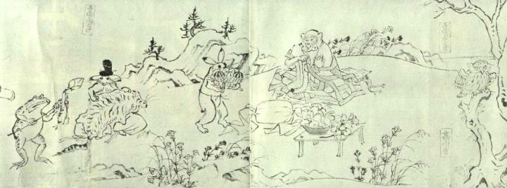 鸟兽人物戏画图册_360百科