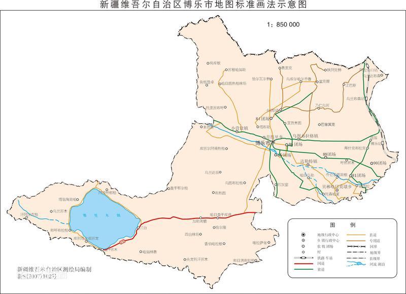 博州地图图片