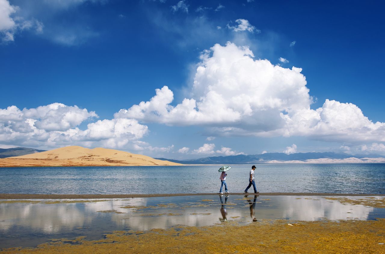 青海湖沙岛景区图片图片