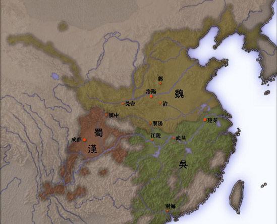 (图)三国时期地图