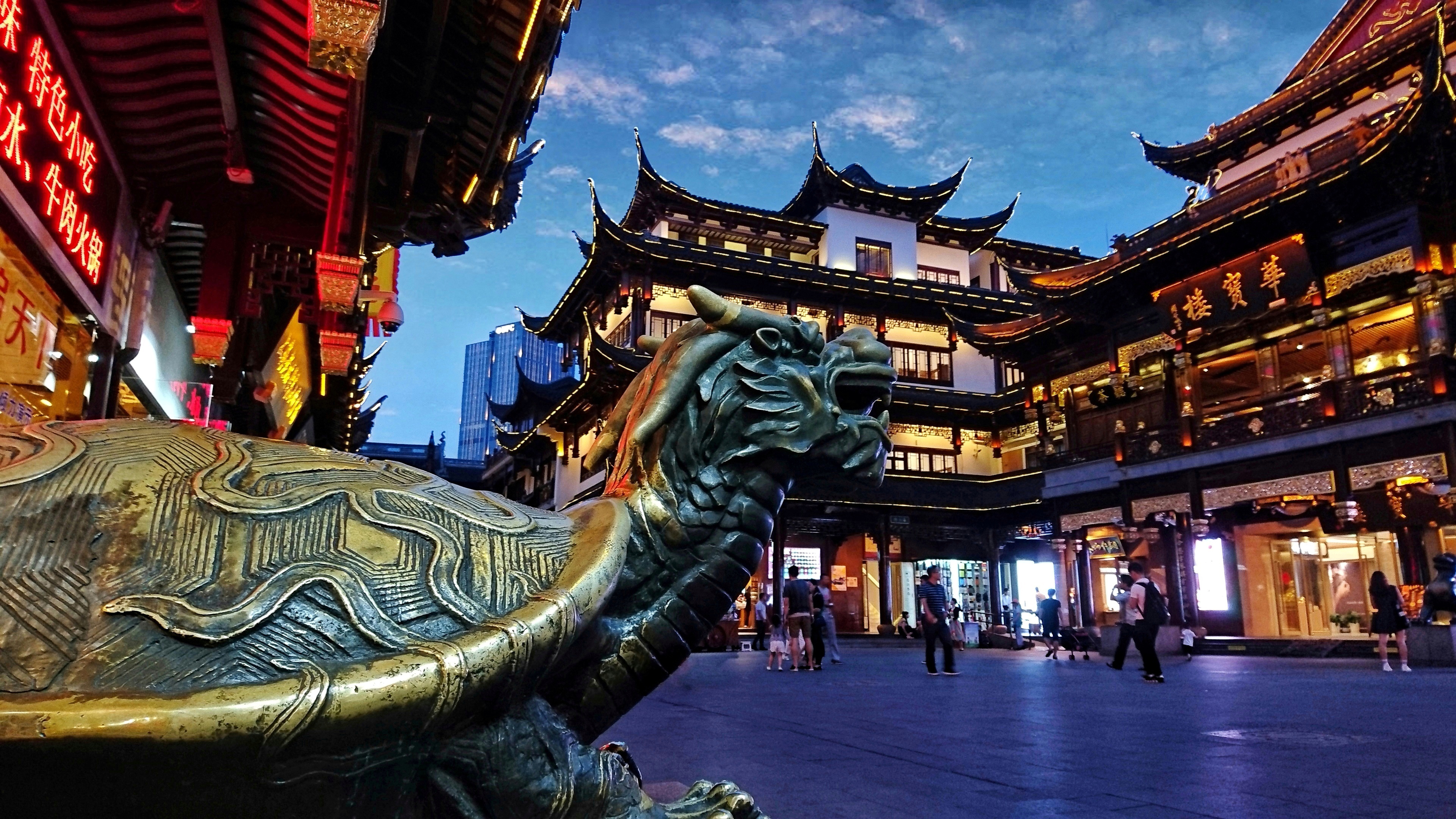 【上海城隍庙夜景（一）摄影图片】上海城隍庙纪实摄影_奇多的世界_太平洋电脑网摄影部落