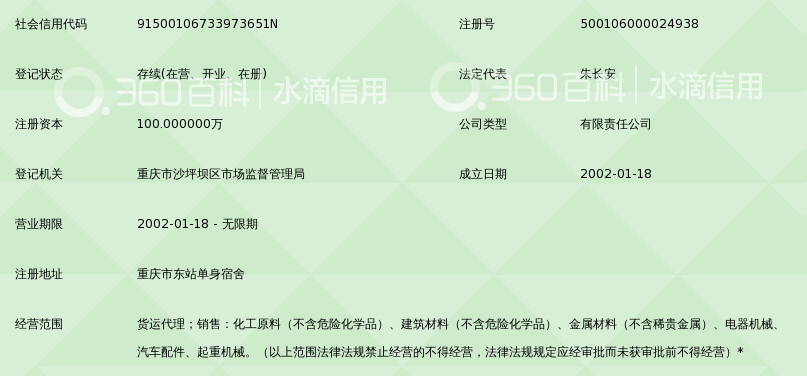 重庆金茂物流有限公司